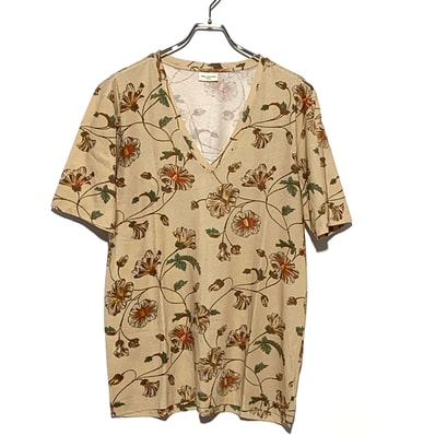 Dries Van Noten FLOWER VNECK TOPS Beige