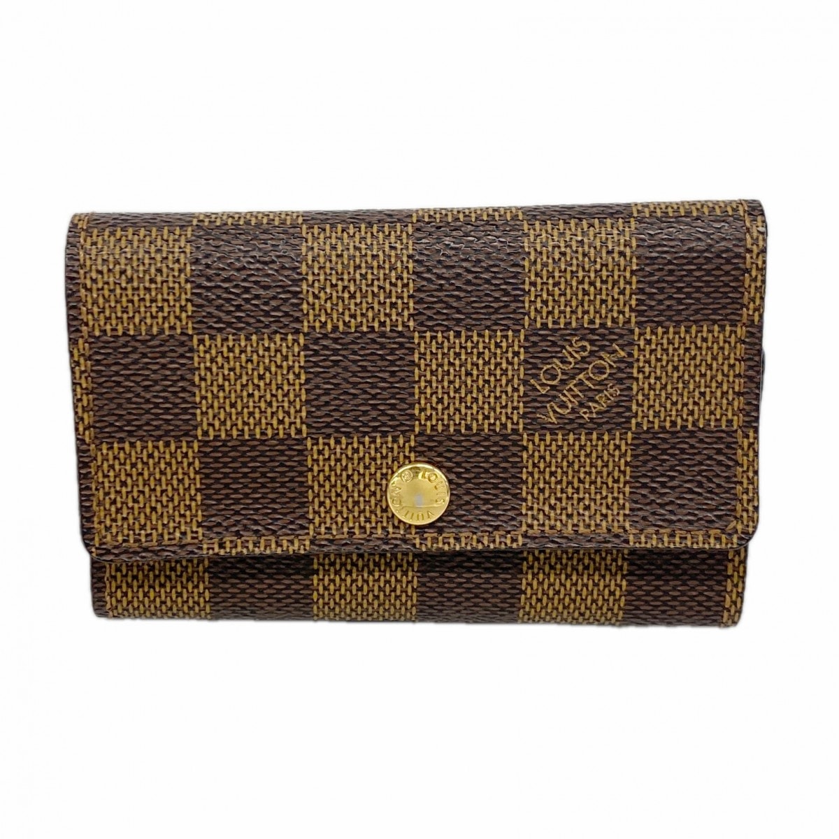 ★SALE【6fa0291-k】ルイヴィトン キーケース ダミエ ミュルティクレ6 N62630 エベヌ【中古】メンズ レディース ユニセックス
