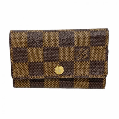 ★SALE【6fa0291-k】ルイヴィトン キーケース ダミエ ミュルティクレ6 N62630 エベヌ【中古】メンズ レディース ユニセックス