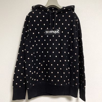Supreme / Comme des Garçons SHIRT® Split Box Logo Hooded Sweatshirt "Black"