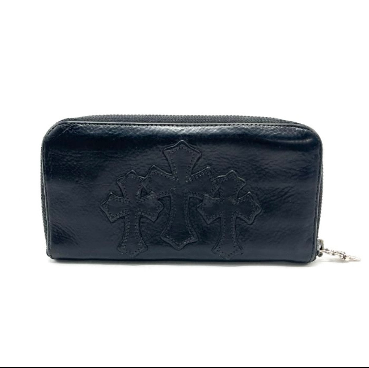 CHROME HEARTS クロムハーツ セメタリークロス ウォレット 財布 ラウンドファスナー