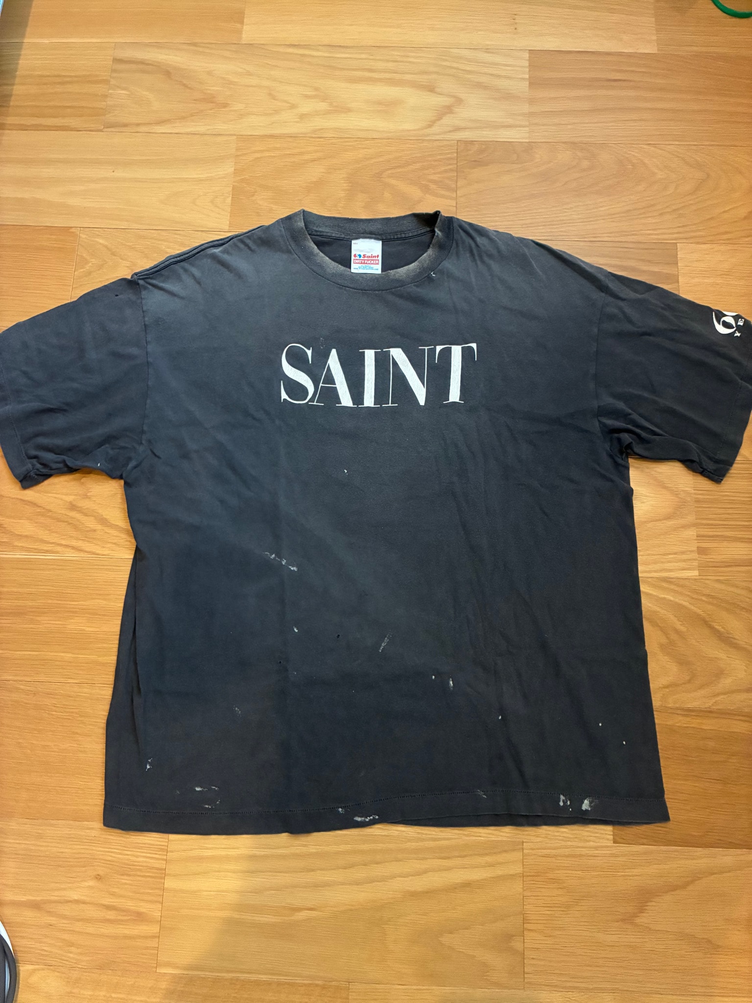 SAINT Mxxxxxx SS T-Shirt Saint 666 "Black"