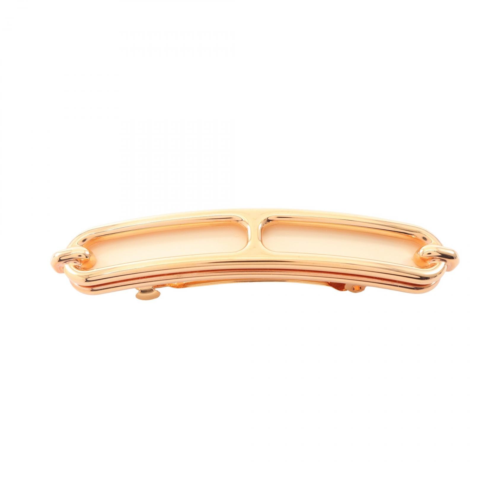 エルメス HERMES ルリPM ナタ バレッタ アクセサリー GP(ゴールドメッキ) ゴールド レディース ゴールド系 【中古】