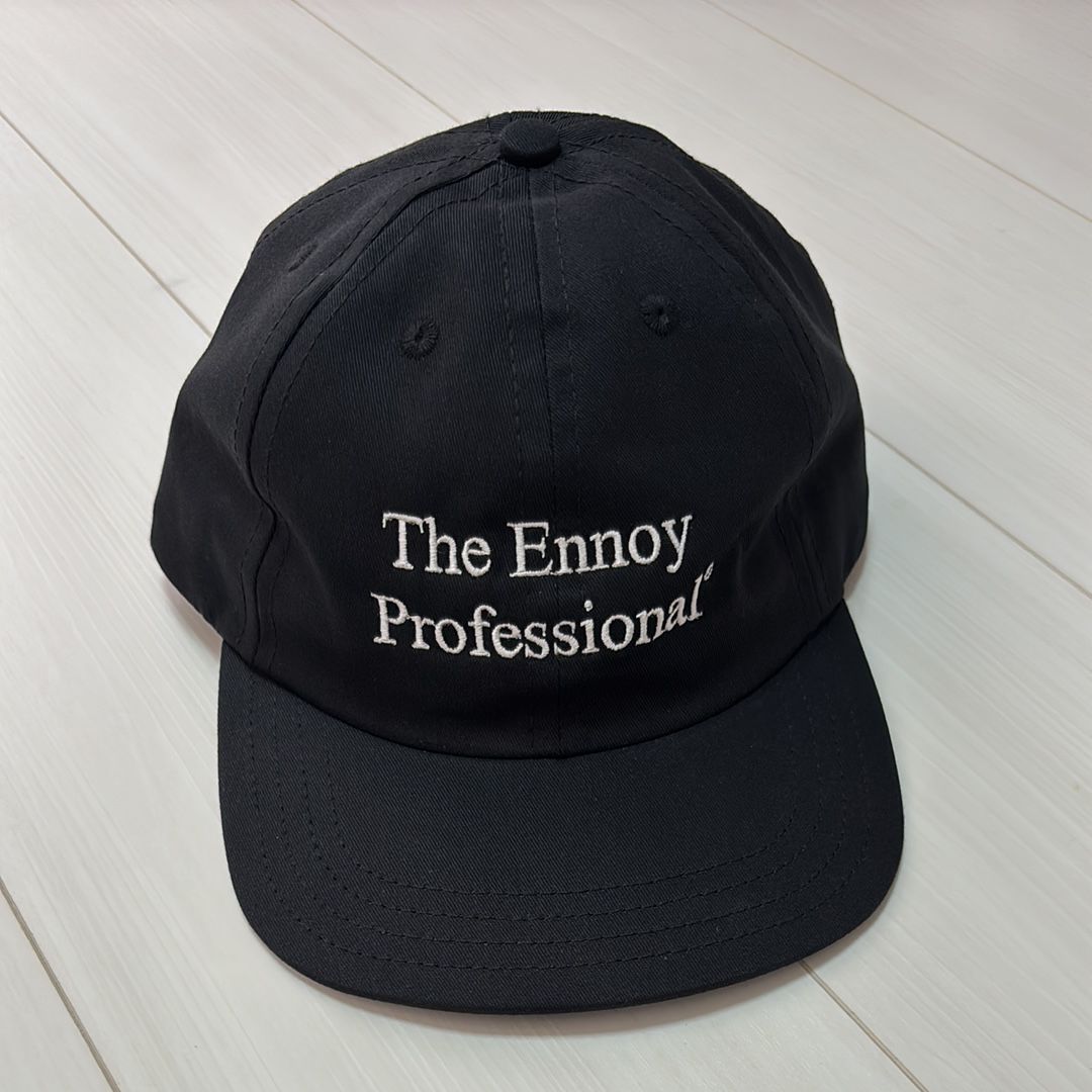 ENNOY Cotton Cap (The Ennoy Professional Logo) "Black" (24SS)