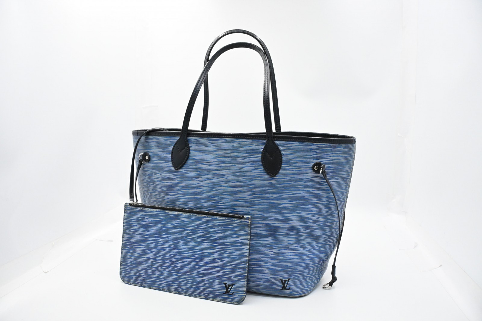 ルイヴィトン エピ ネヴァーフル MM デニム トートバッグ M51053