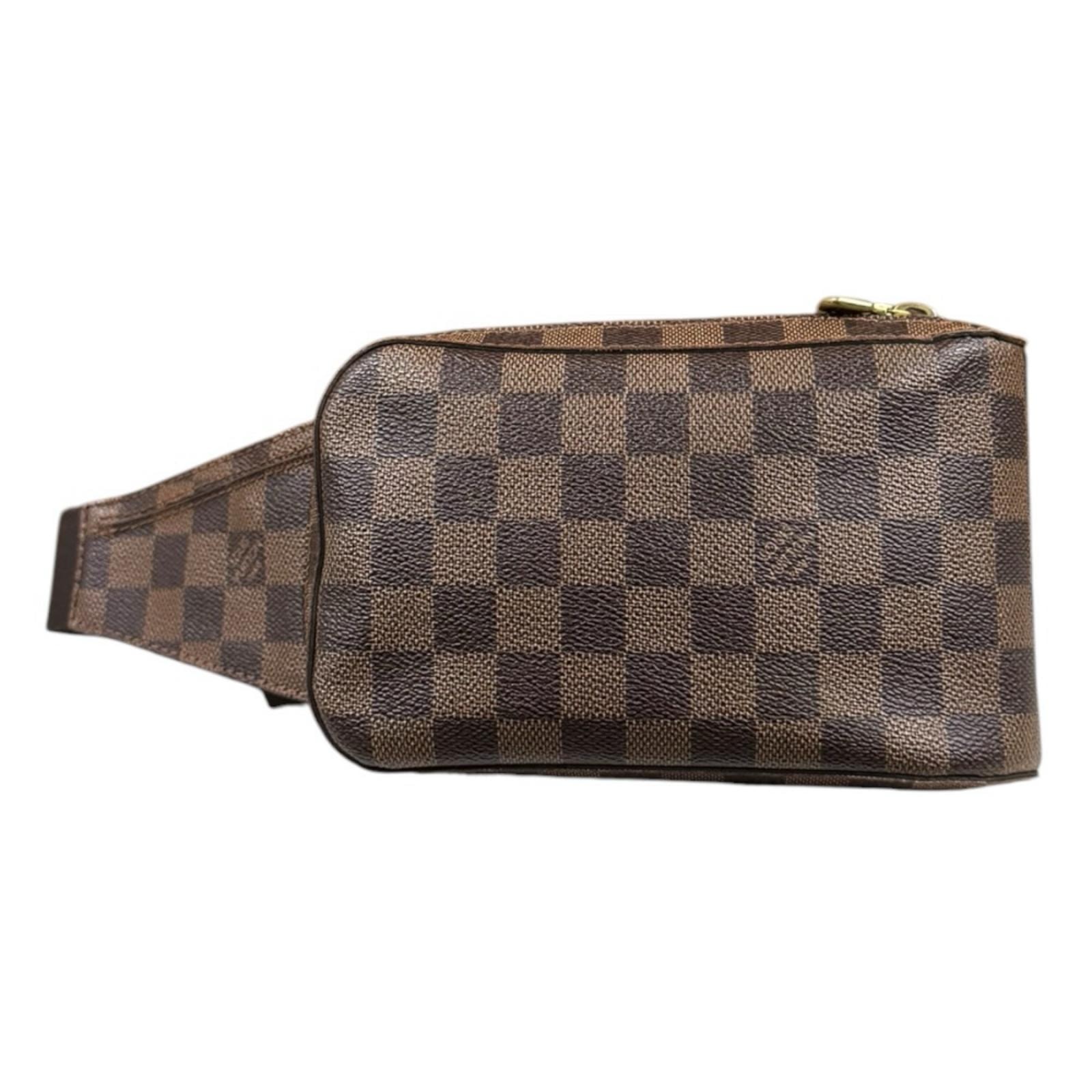 ルイヴィトン ジェロニモス ダミエ ボディバッグ ダミエキャンバス N51994 ブラウン ユニセックス LOUIS VUITTON  中古