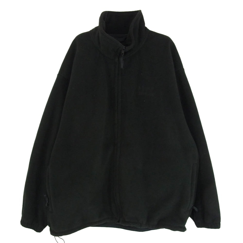 The Ennoy Professional ザ エンノイ プロフェッショナル ジャケット 23AW AW23BRENJK01LP CITY FLEECE ロゴ刺繍 シティ ジップアップ フリース ジャケット ブラック系 XL【中古】