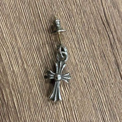 クロムハーツ CHクロスベビーファットドロップピアス インボイス有り