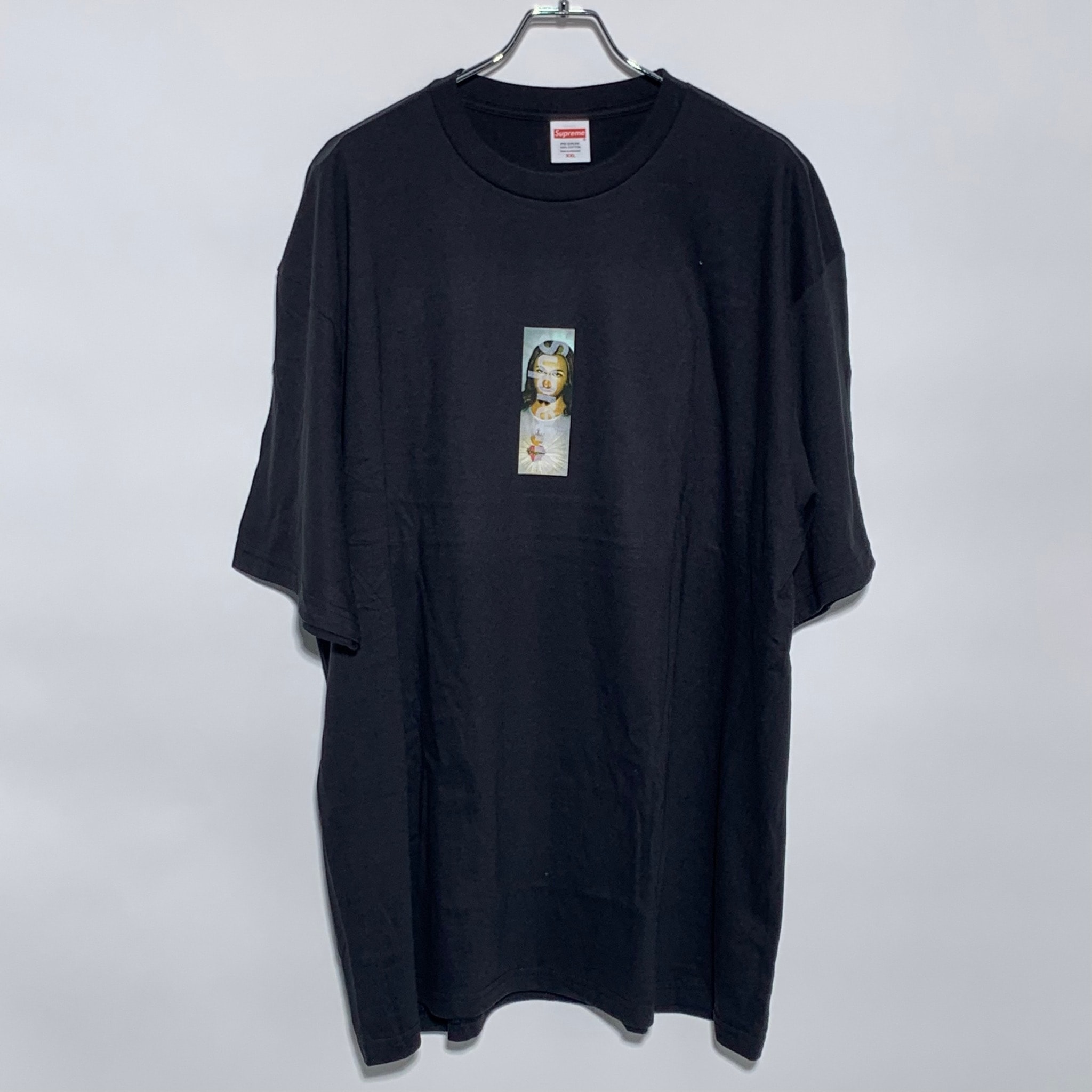 Supreme Prayer Card Box Logo Tee "Black"