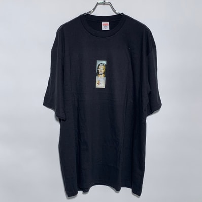 Supreme Prayer Card Box Logo Tee "Black"