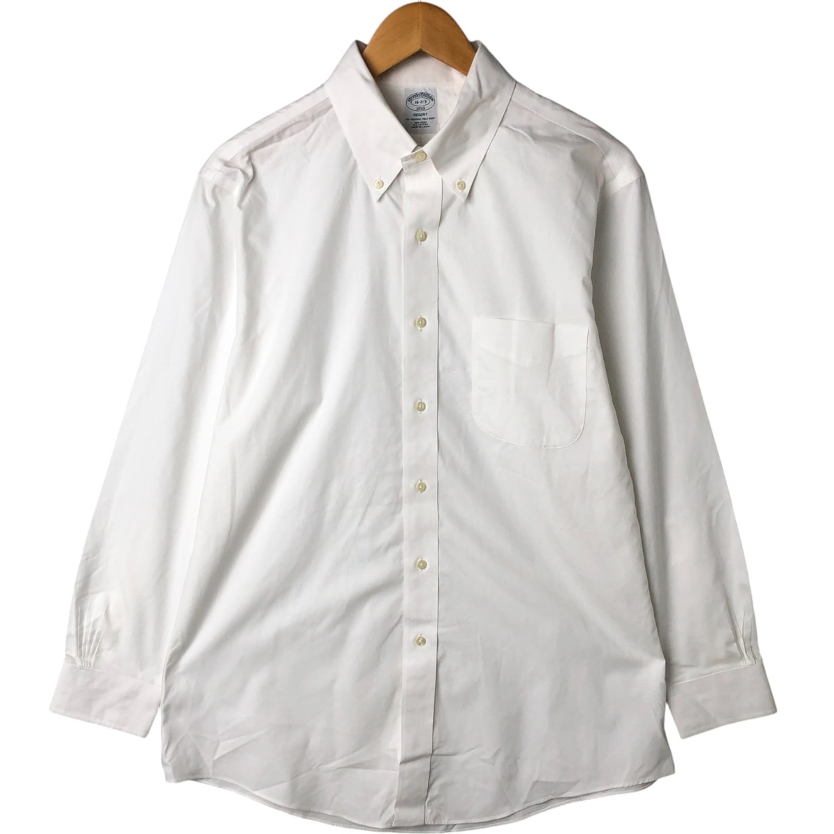 古着 ブルックスブラザーズ Brooks Brothers 1818 REGENT 長袖 ボタンダウンシャツ メンズL相当/eaa547517
