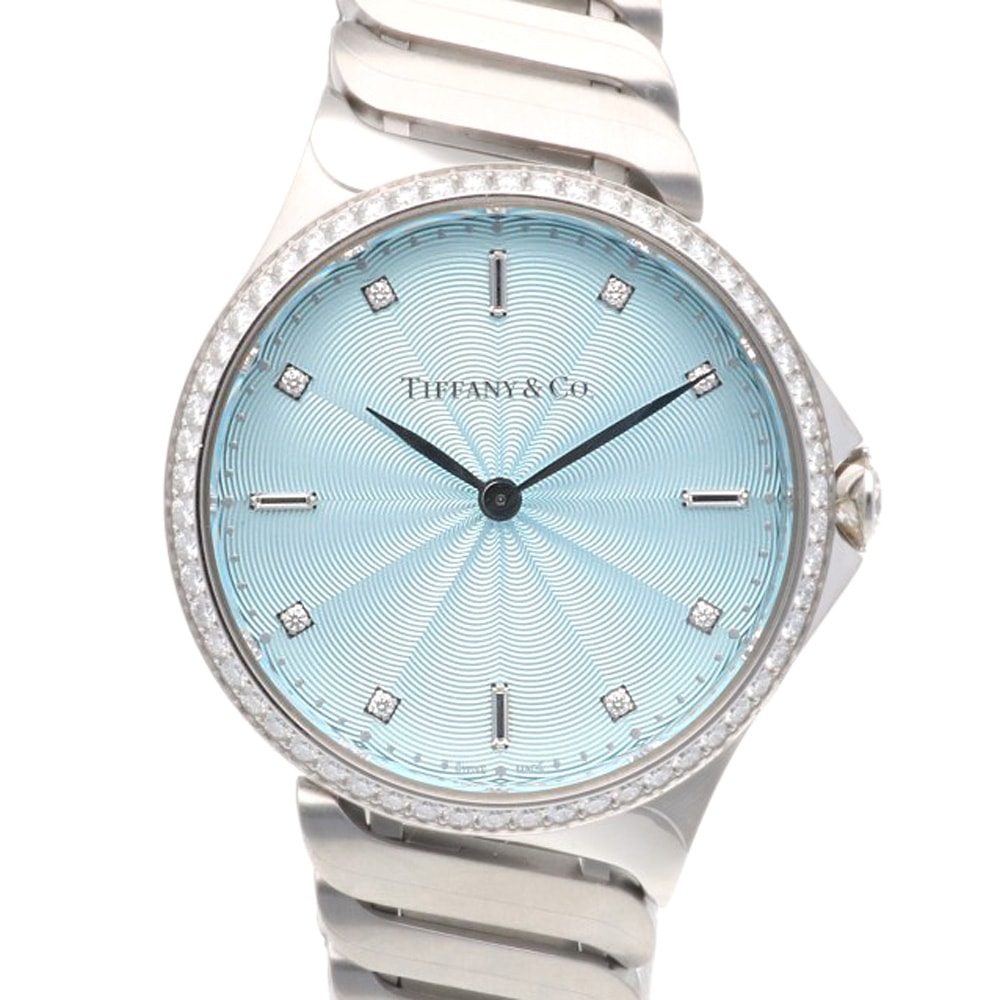 ティファニー メトロ 腕時計 時計 ステンレススチール 60874859 クオーツ レディース 1年保証 TIFFANY&Co. 中古