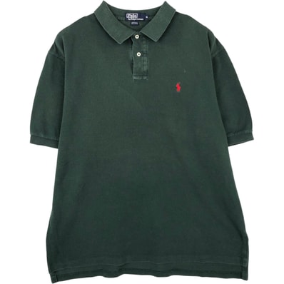 古着 ラルフローレン Ralph Lauren POLO by Ralph Lauren 半袖 ポロシャツ USA製 メンズXL相当/eaa623907
