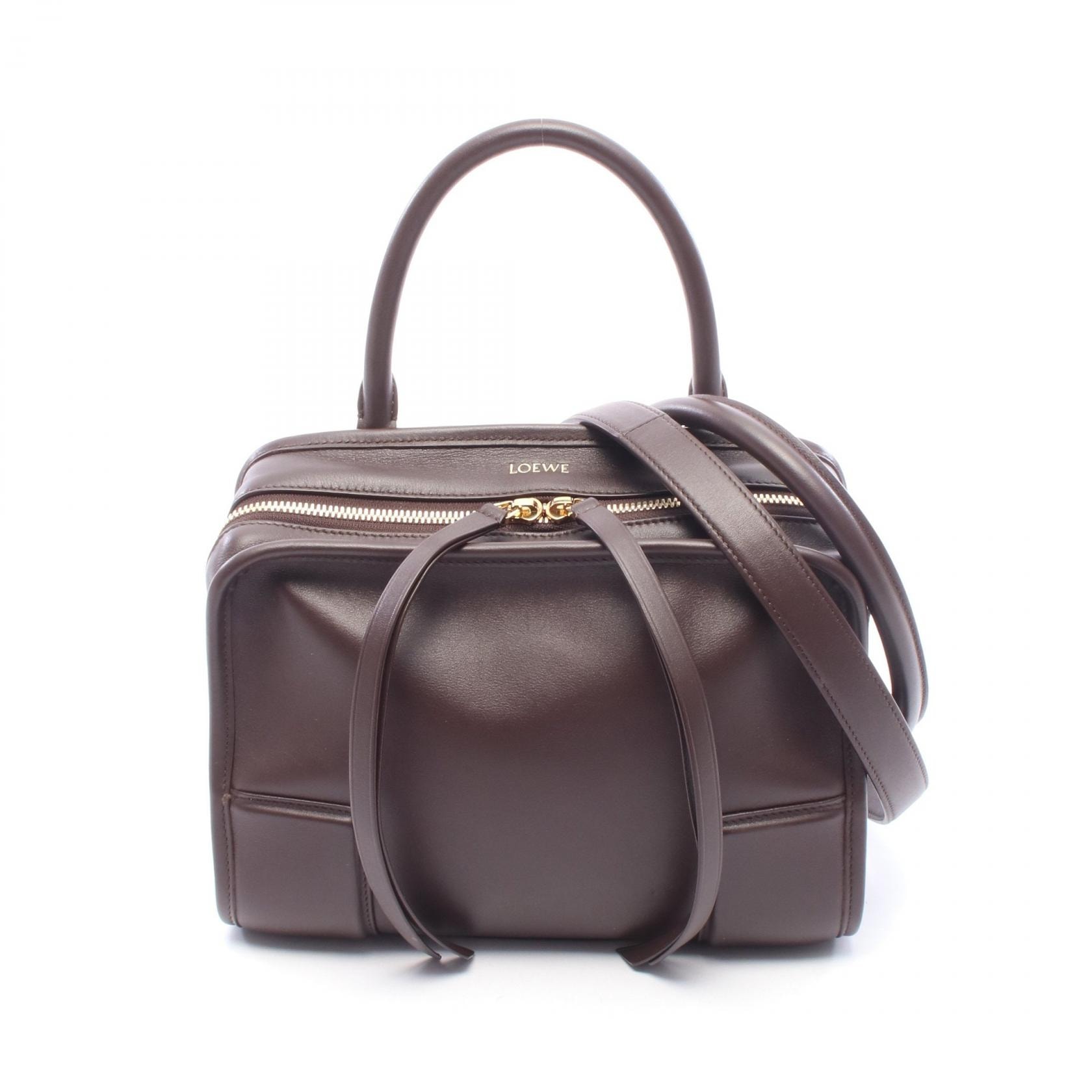 ロエベ LOEWE アマソナ180 スモール 2WAY ハンドバッグ バッグ レザー レディース ブラウン系 A039AS0X010018 【新品】