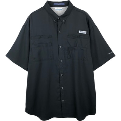 古着 コロンビア Columbia PFG TAMIAMI OMNI-SHADE オムニシェイド ボタンダウン 半袖 フィッシングシャツ メンズXL相当/eaa664990