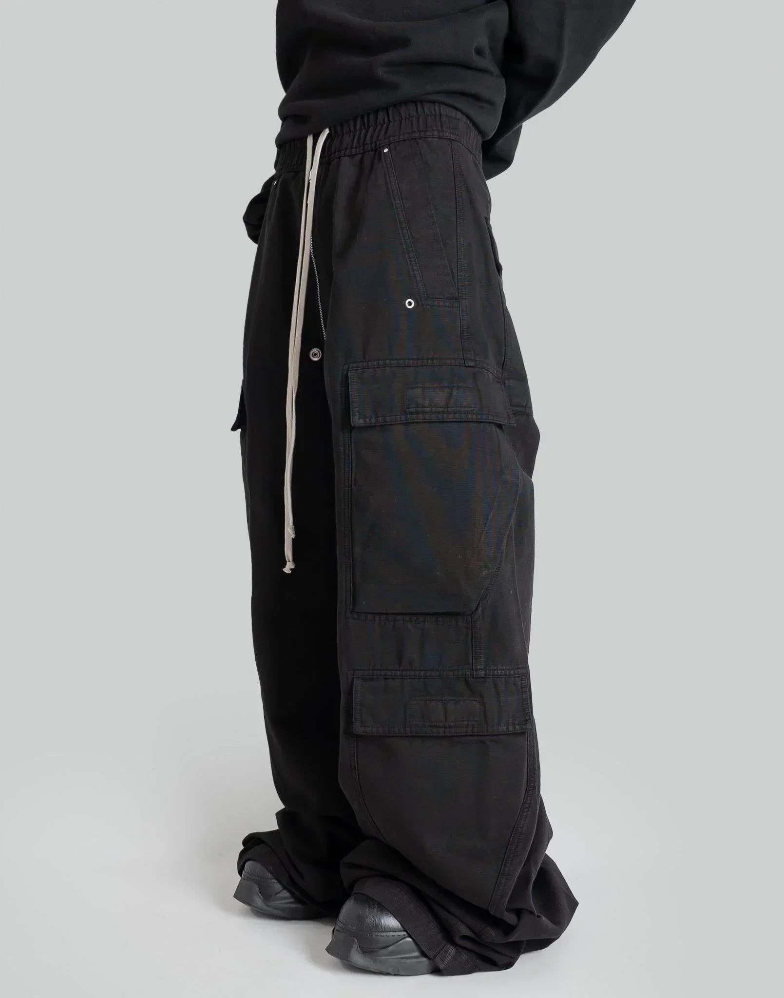 Rick Owens DRKSHDW Double Cargo Jumbo Belas Pants "Black"