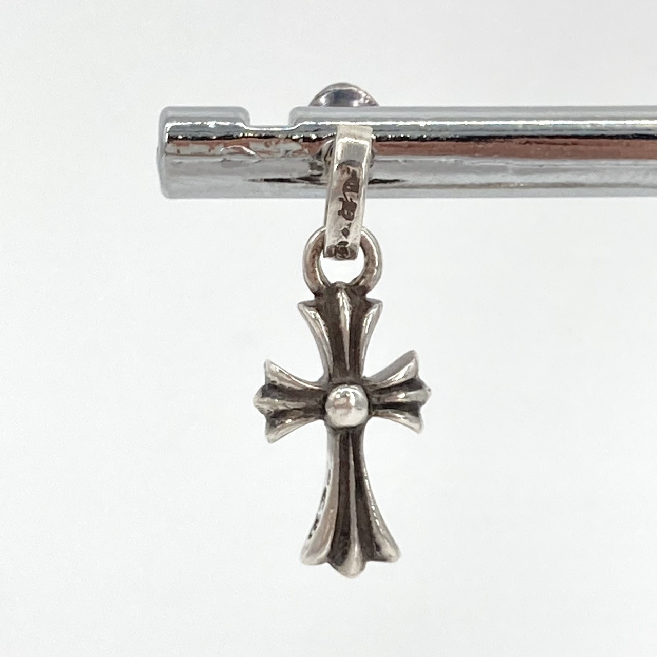 CHROME HEARTS(クロムハーツ) BBY F PPRCHNベイビーファット ドロップオールド Sv925/Au585 ピアス 2.47g シルバー