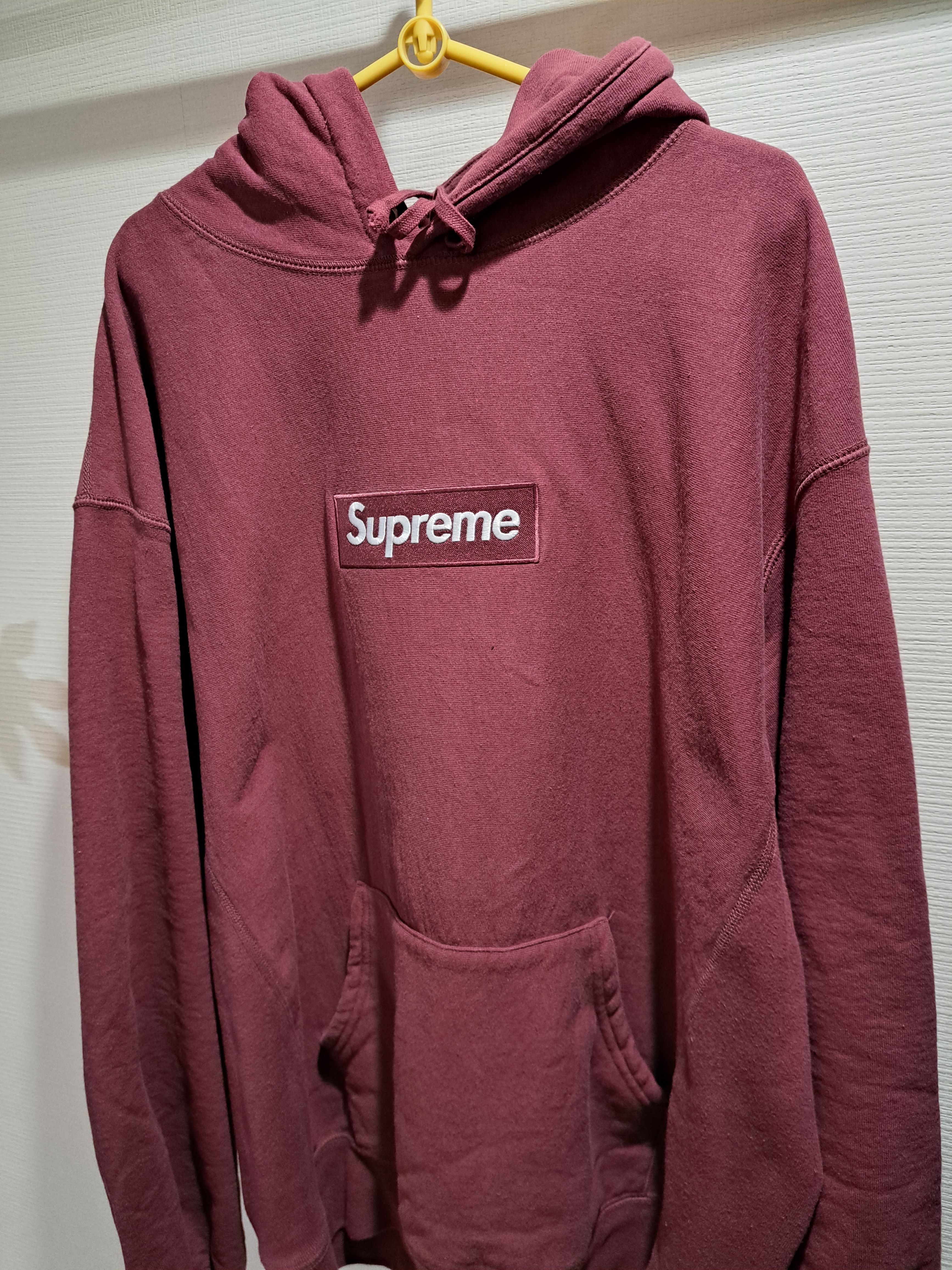 Supreme Box Logo Hooded Sweatshirt "Plum" (21FW)