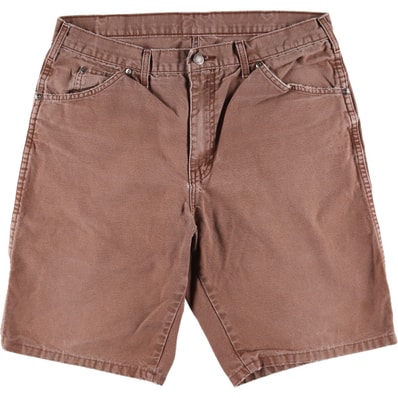 古着 ディッキーズ Dickies ダック地 ワークショーツ ハーフパンツ メンズw34相当/eaa572676