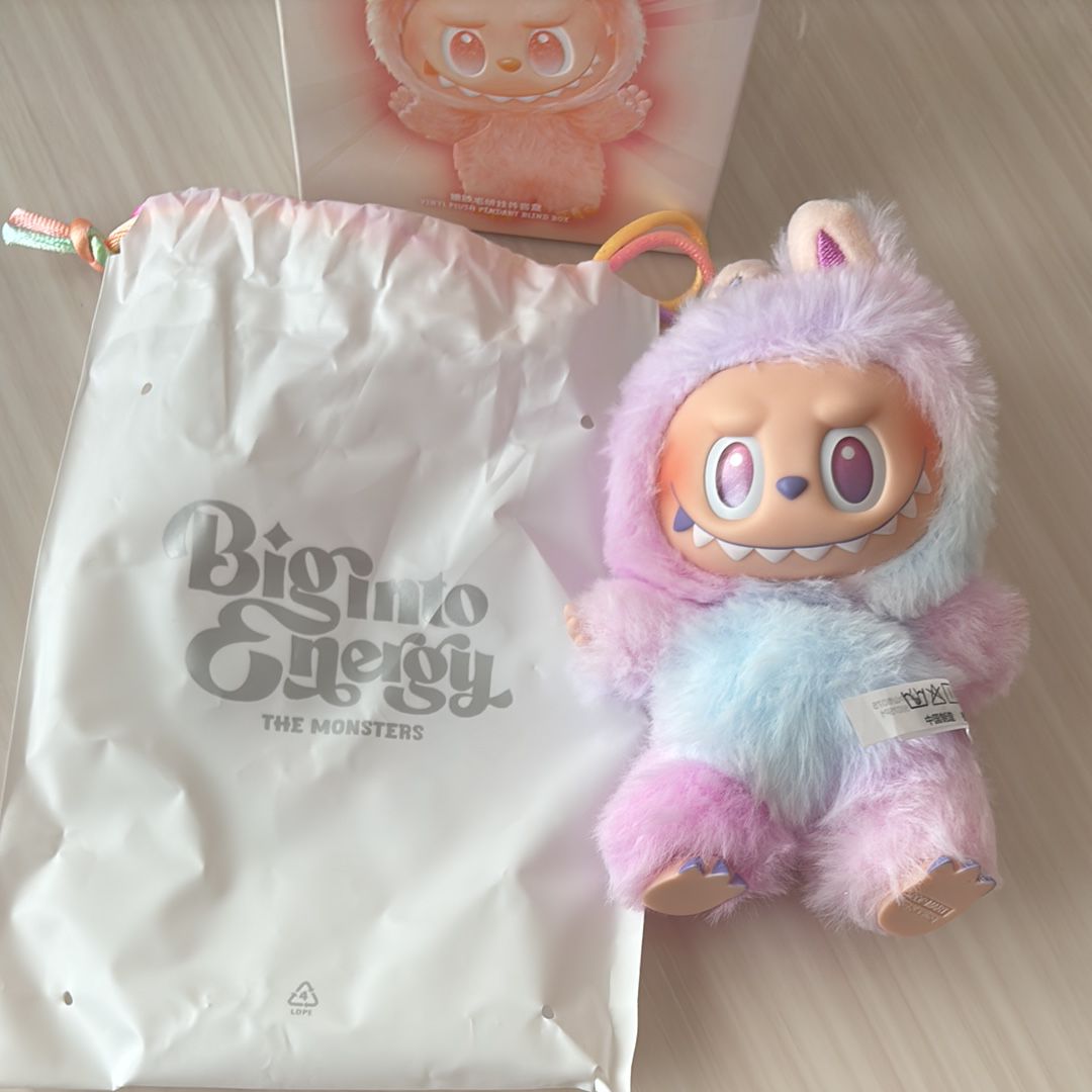 POP MART THE MONSTERS (LABUBU) Big into Energy Series Plush Pendant LUCK