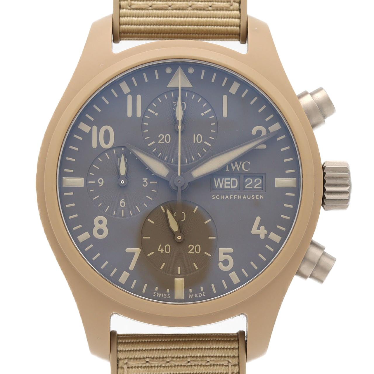 IWC パイロットウォッチクロノグラフ41トップガン モハーヴェ・デザート IW389402 セラミック 自動巻