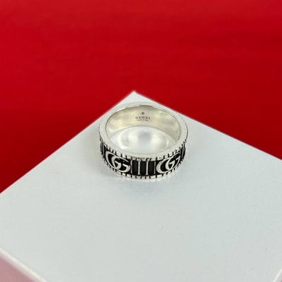 GUCCI グッチ ダブルG リング シルバー925 リング・指輪 17号 シルバー
2970a