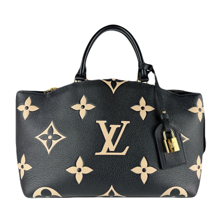 ルイ ヴィトン LOUIS VUITTON ハンドバッグ ショルダーバッグ バイカラー アンプラント プティ パレ PM モノグラムアンプラント ブラック/ベージュ ゴールド レディース M58913【中古】 z8025