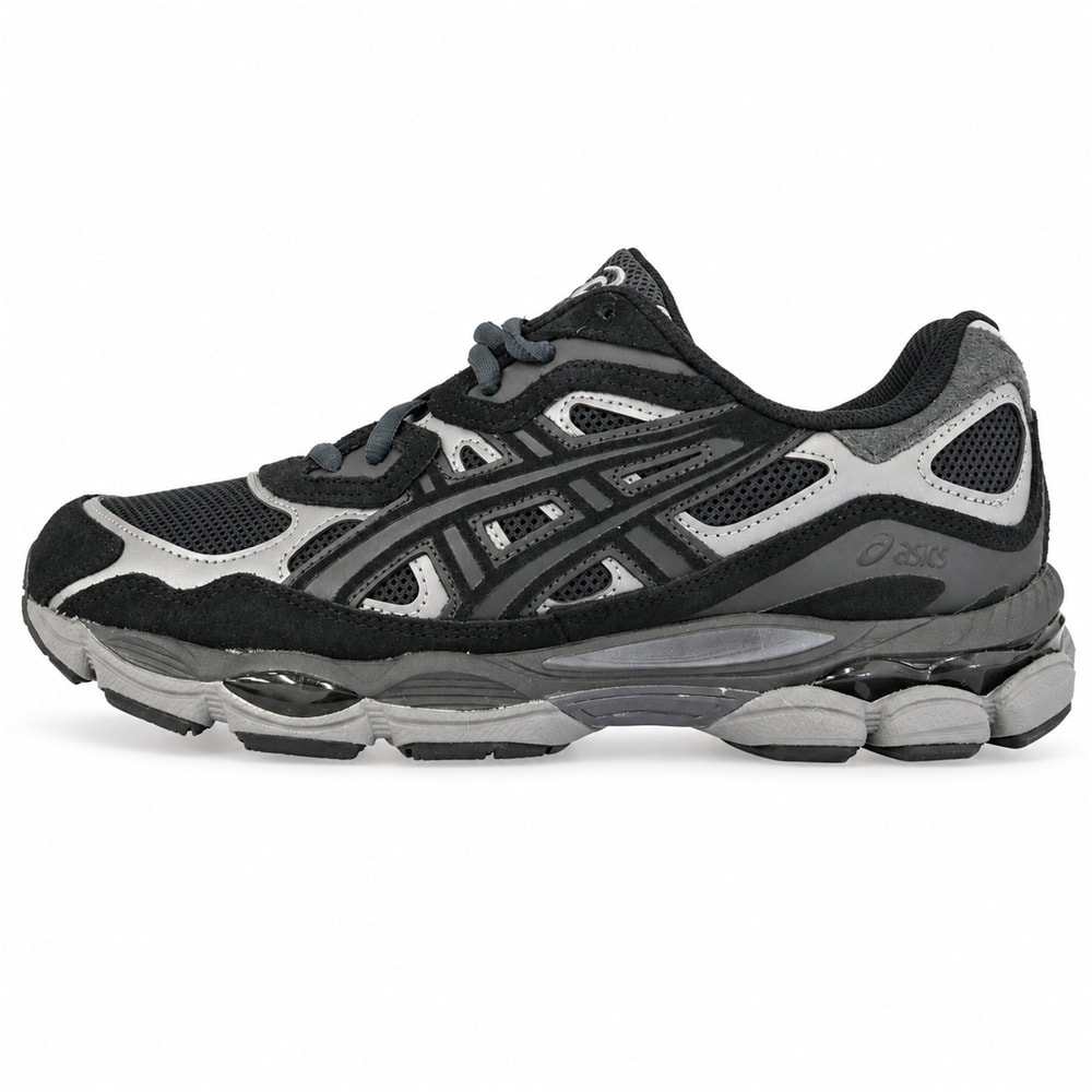 asics アシックス 1201A789-020 【フェイクバスターズ鑑定済】 GEL-NYC GRAPHITE GREY/BLACK ゲル エヌワイシー グラファイト ローカット スニーカー ブラック系 グレー系 27.5cm【極上美品】【中古】