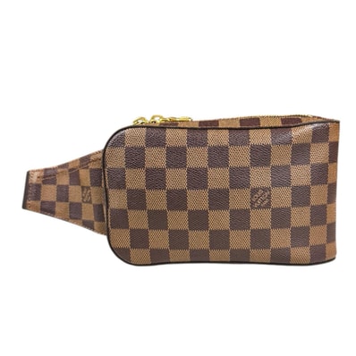 ルイヴィトン ジェロニモス ダミエ ボディバッグ ダミエキャンバス N51994 ブラウン メンズ LOUIS VUITTON 中古