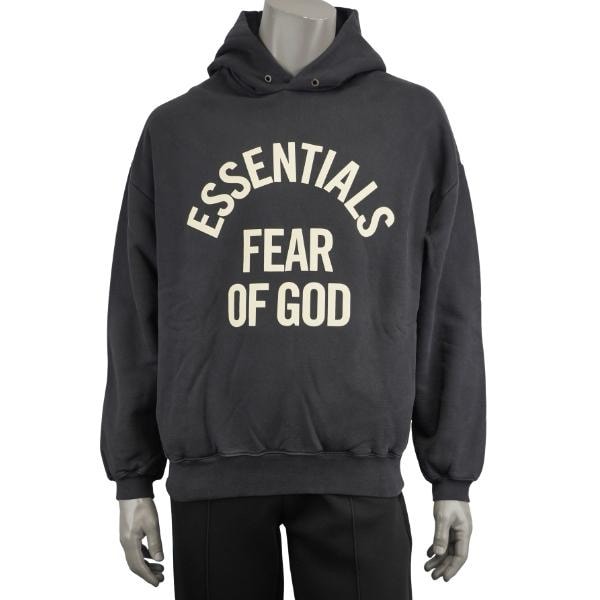 FEAR OF GOD ESSENTIALS Campus 90s Hoodie "Faded Black"