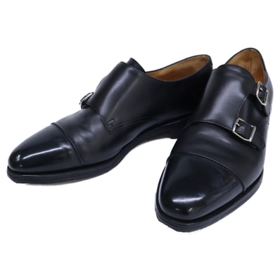 ジョンロブ 【美品】WILLIAMIIウィリアム2 ラスト9795 ダブルモンク レザーシューズ 8E
