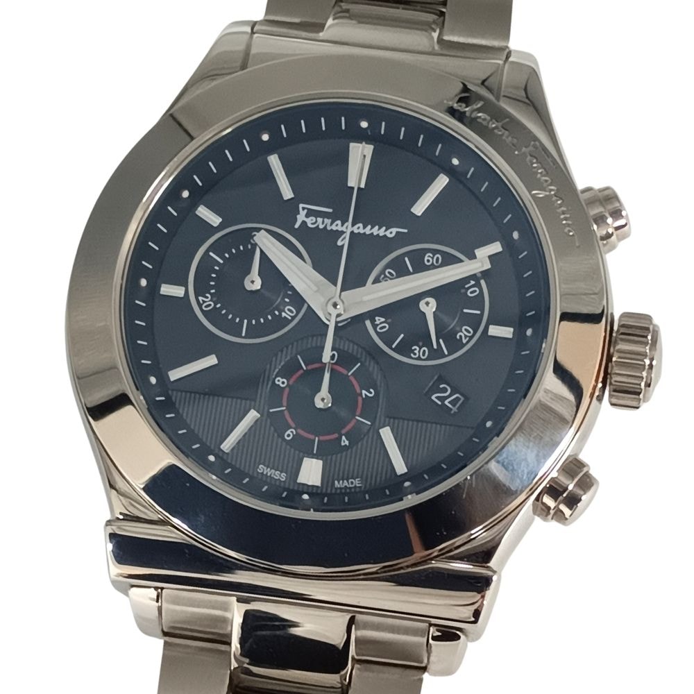 SALVATORE FERRAGAMO サルヴァトーレフェラガモ 1898 FFM080016 クロノグラフ クォーツ メンズ 腕時計 C1057