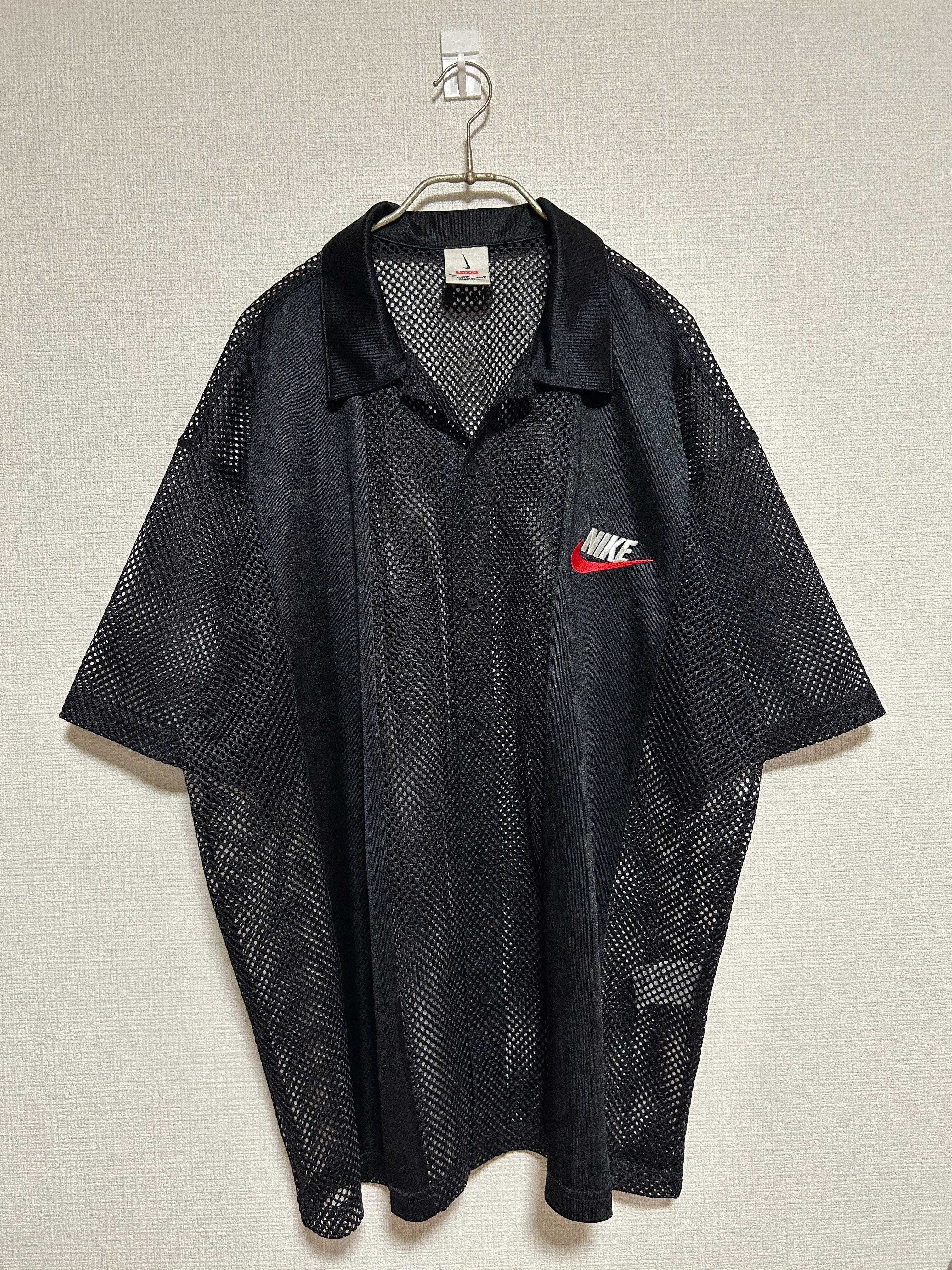 Supreme x Nike Mesh S/S Shirt "Black" FQ0346-010