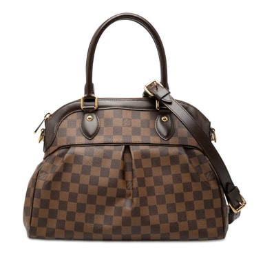 ルイ ヴィトン ダミエ トレヴィPM ハンドバッグ ショルダーバッグ 2WAY N51997 ブラウン PVC レザー レディース LOUIS VUITTON 【中古】