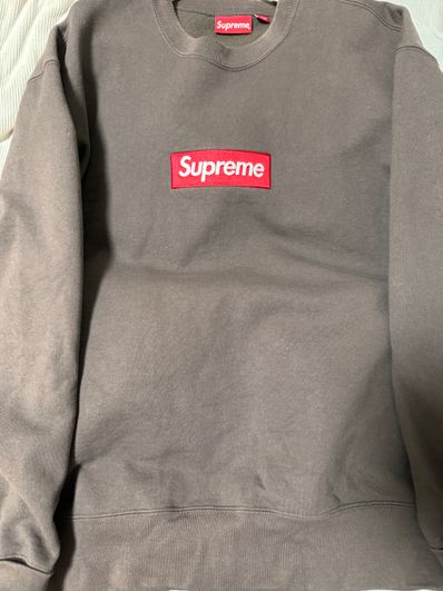 Supreme Box Logo Crewneck "Brown" (22FW)