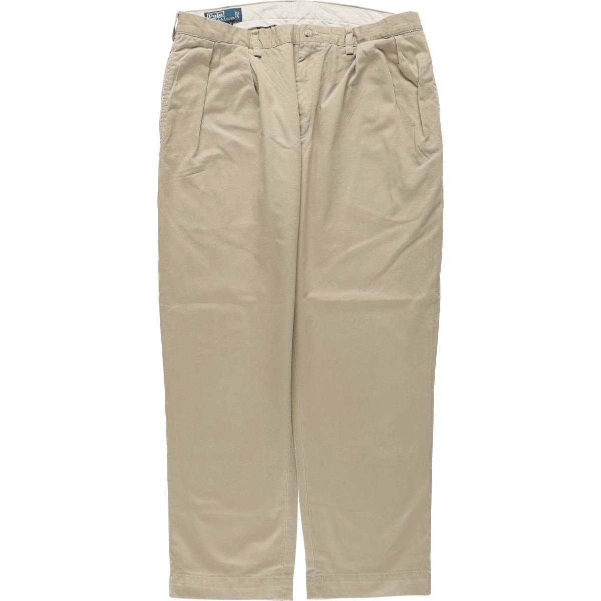 古着 ラルフローレン Ralph Lauren ETHAN PANT ツータック チノパンツ メンズw37相当/eaa679054