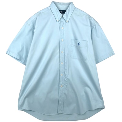 古着 ラルフローレン Ralph Lauren Ralph Lauren BLAKE 半袖 ボタンダウンシャツ メンズXL相当/eaa641046