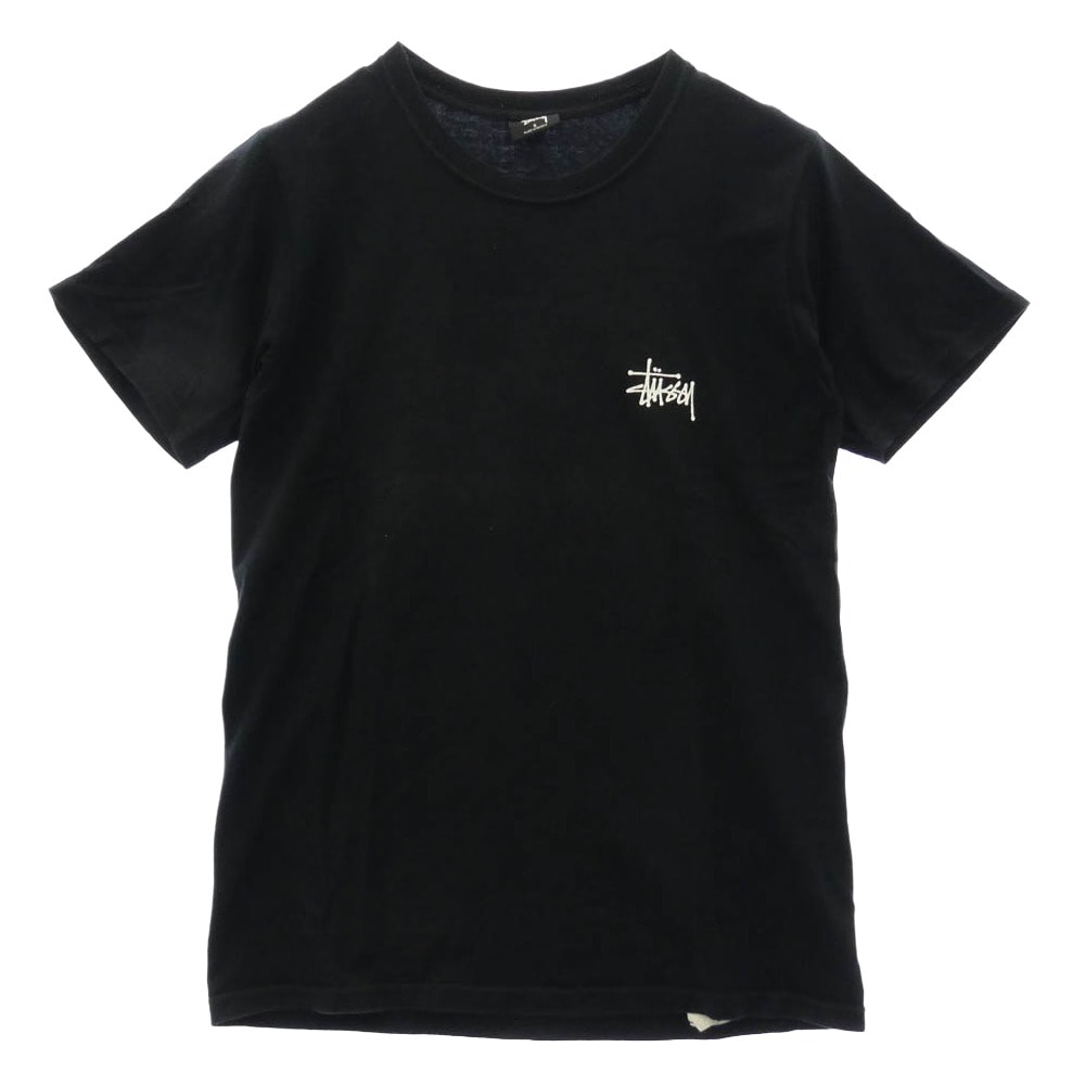 STUSSY ステューシー Tシャツ ロゴ プリント Tシャツ ブラック系 S【中古】