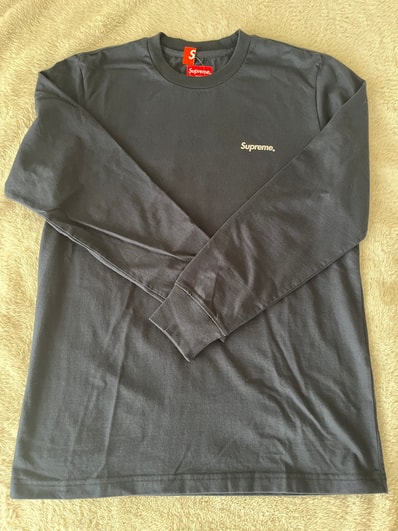 supreme Reflective Logo L/S Top