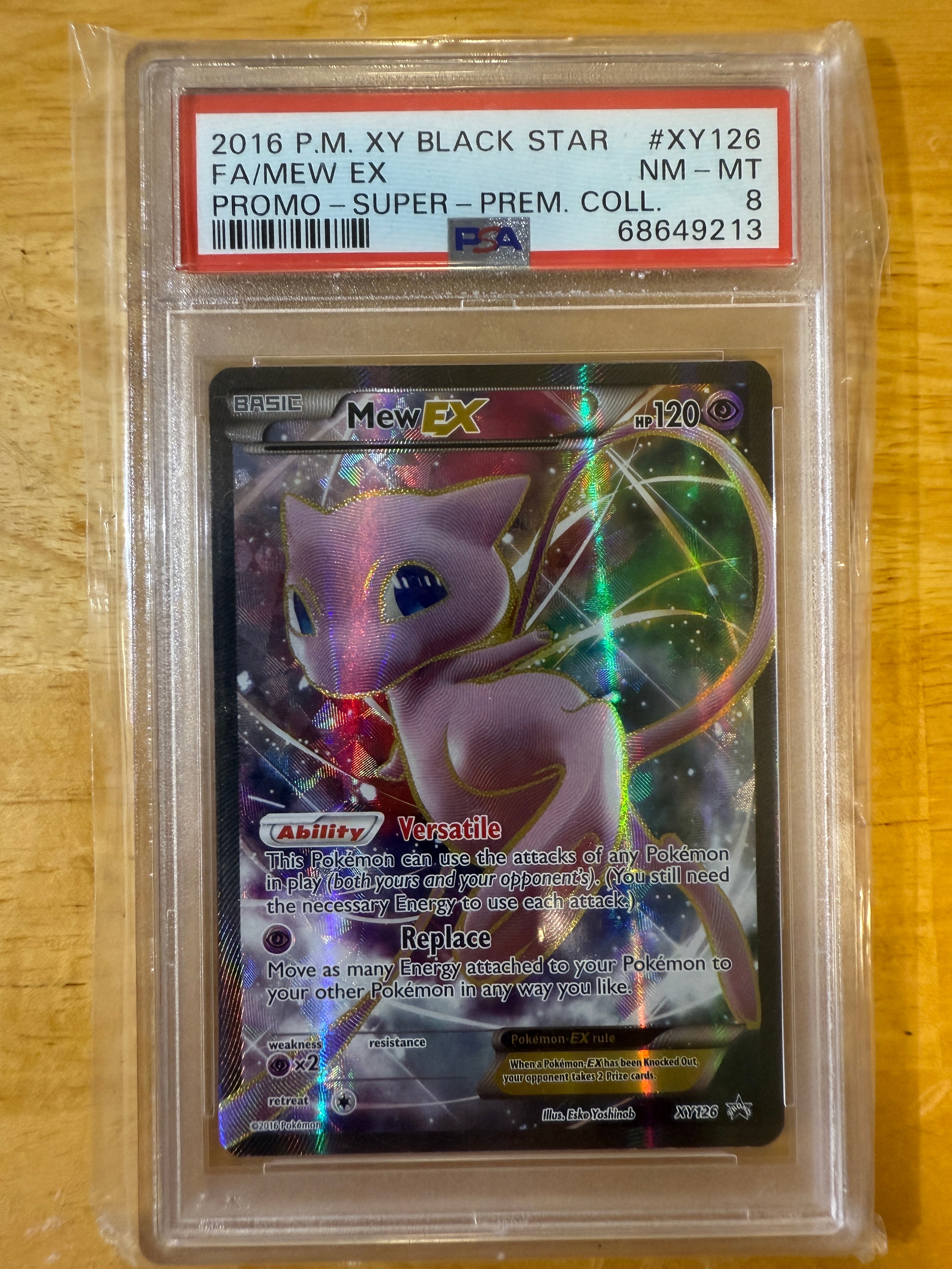 Mewミュウex SAR プロモ 英語版 UPC promo PSA8以下】ミュウEX P [XY126]【英語版】(XY「プロモーションカード
