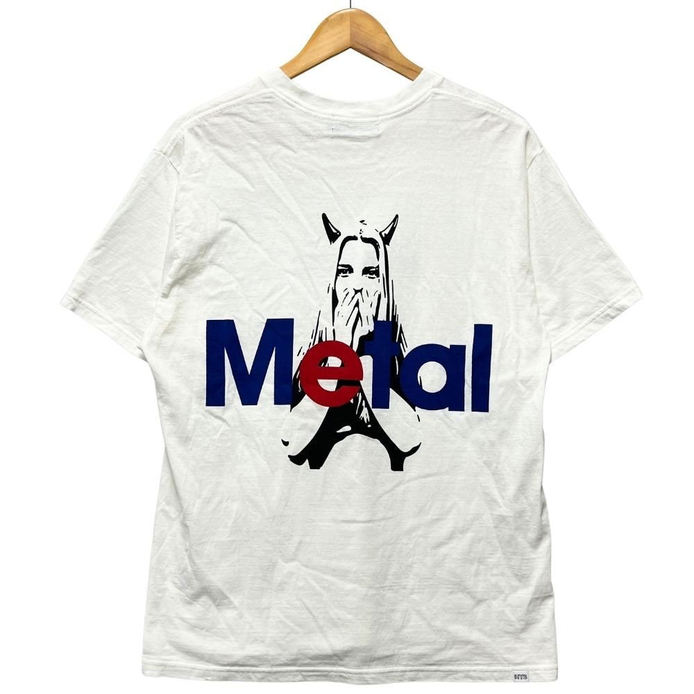 HYSTERIC GLAMOUR ヒステリックグラマー METAL HYSTERIC プリント 半袖Tシャツ 56575