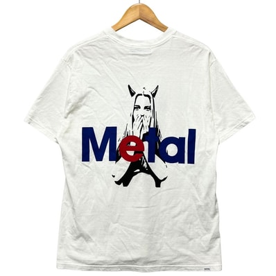 HYSTERIC GLAMOUR ヒステリックグラマー METAL HYSTERIC プリント 半袖Tシャツ 56575