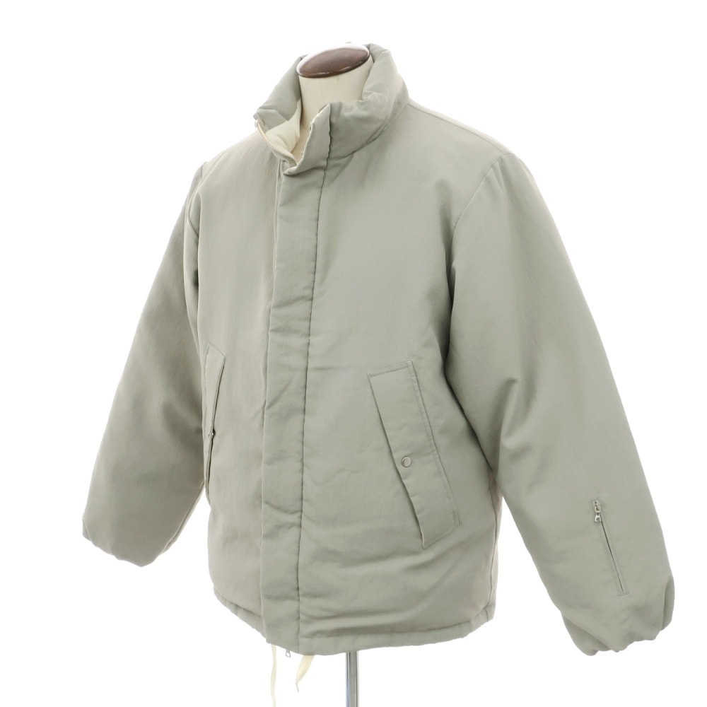 【中古】ソフネット SOPHNET. 2025年秋冬 HOLLOW TUSSAH ポリエステル ダウンジャケット セージ【サイズ4】【メンズ】