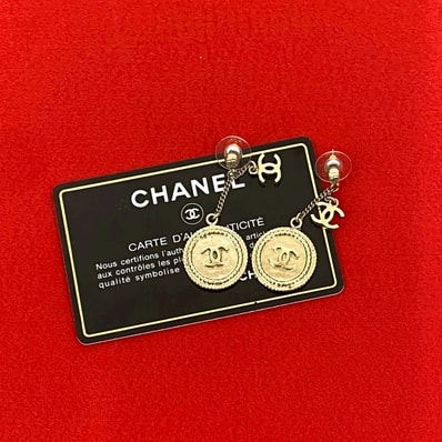 CHANEL シャネル ココマーク コインモチーフ GP ピアス ゴールド
18043