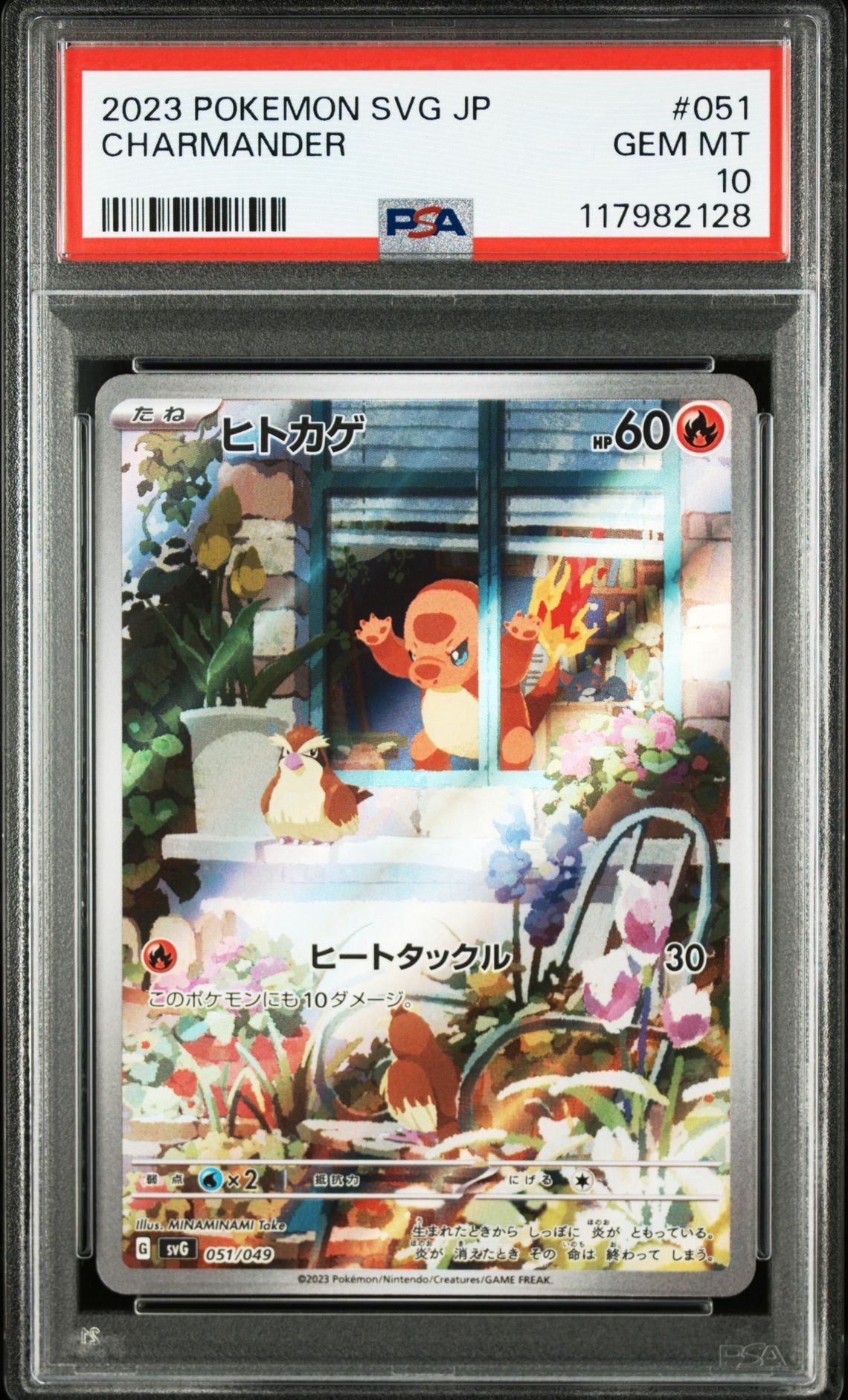 ヒトカゲ :フルイラスト [SVG 051/049](スペシャルデッキセットex「フシギバナ・リザードン・カメックス」)