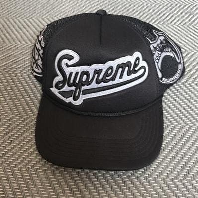 Supreme University Mesh Back 5-Panel "Black"
