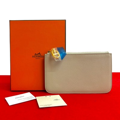 HERMES エルメス ジップアンゴー エバーカラー コインケース ホワイト
35415