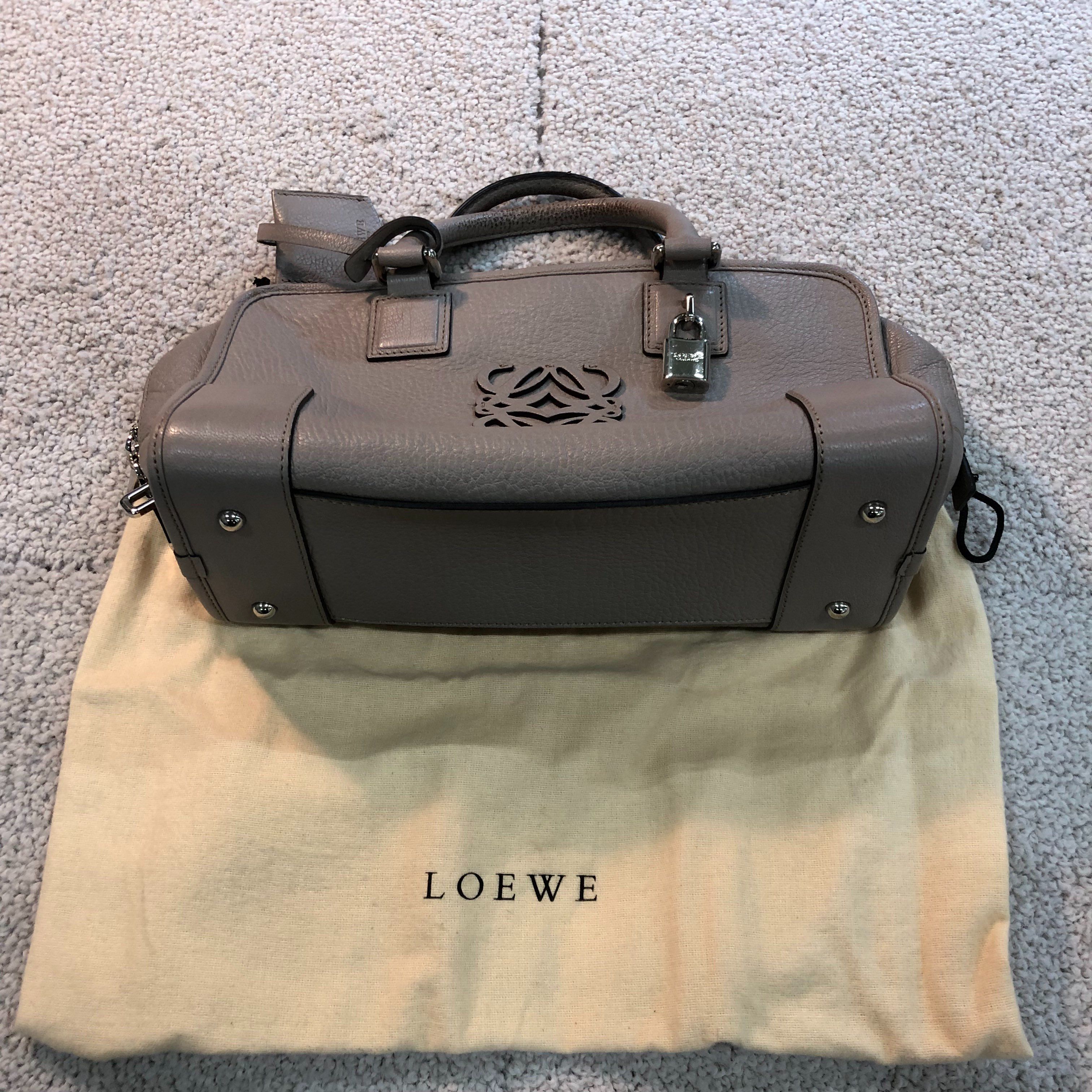 ロエベ アマソナ28 レザーハンドバッグ