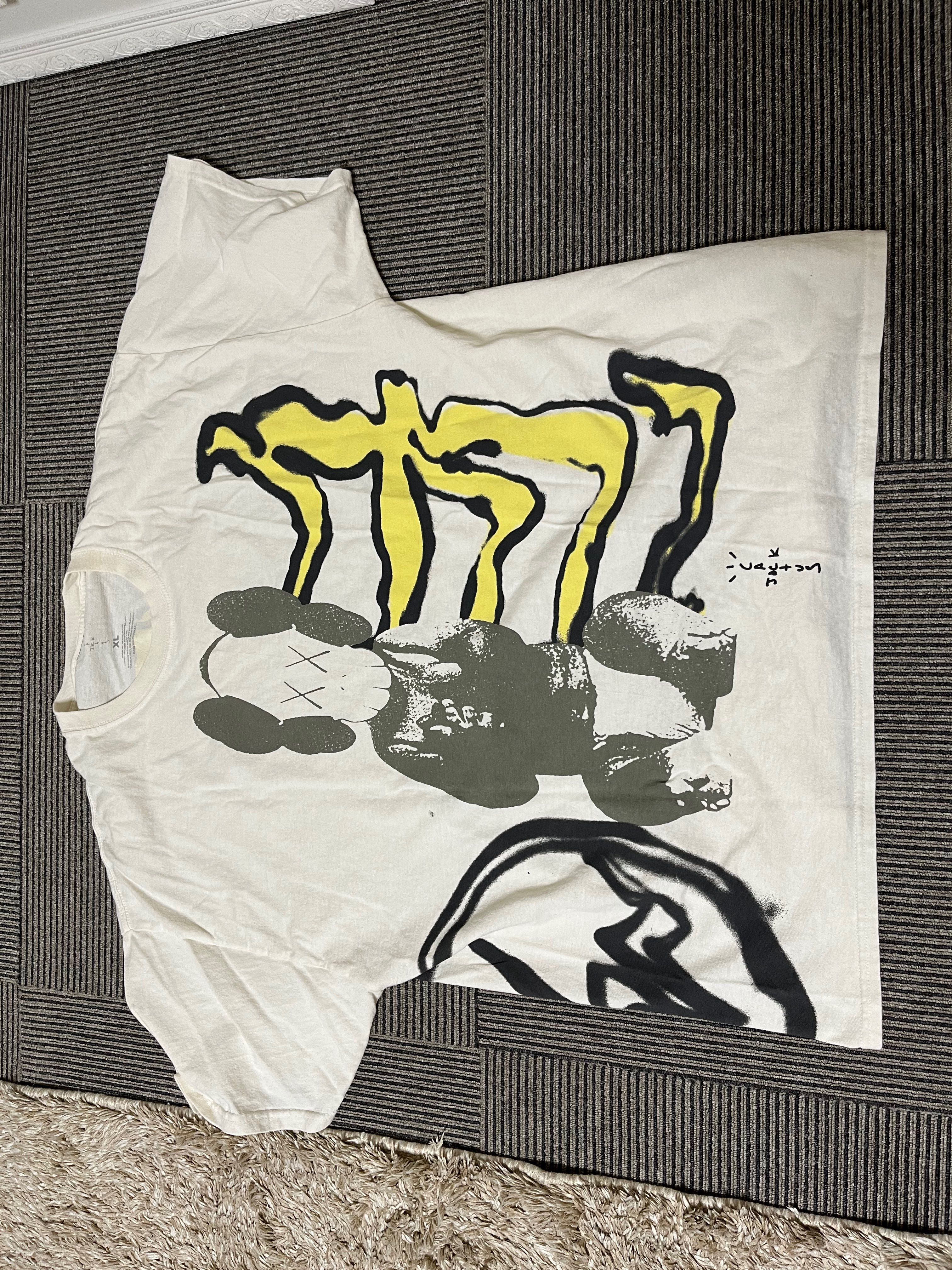 Travis Scott Cactus Jack x KAWS For Fragment Tee "White"