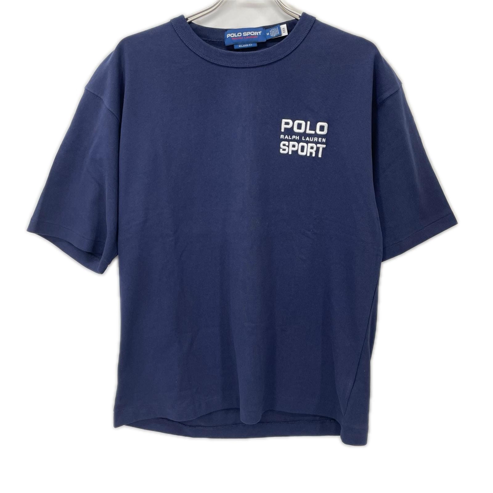 ポロスポーツラルフローレン ネイビー RELAXEDFIT ジャージ Tシャツ M